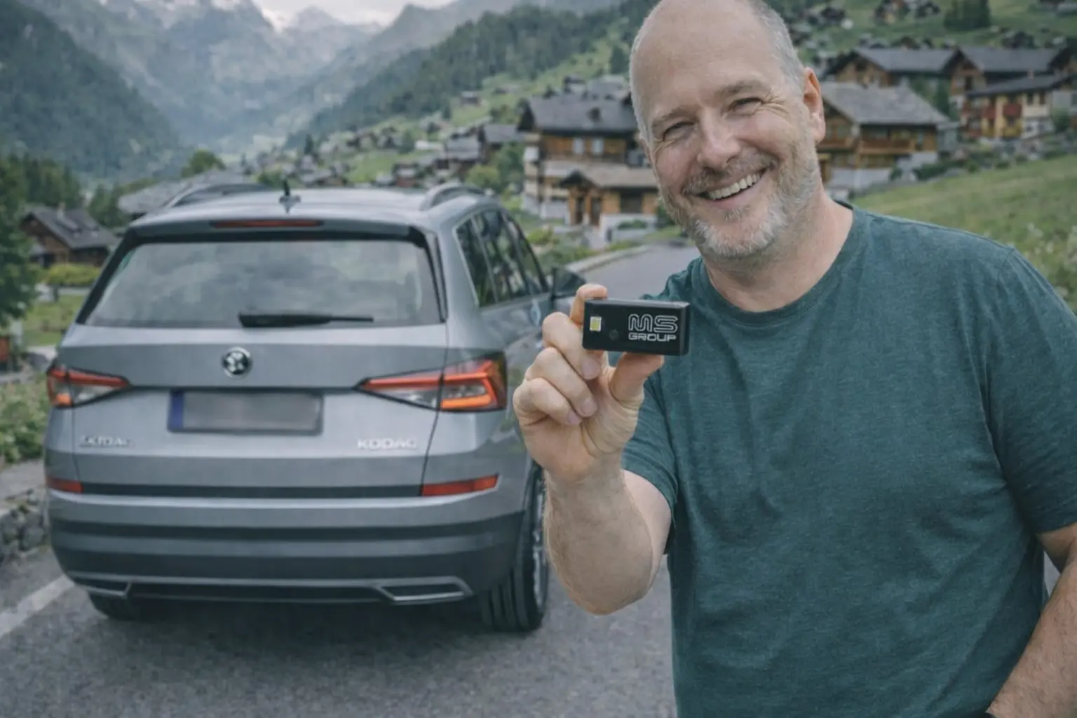 Zadovoljen voznik Škode zahvaljujoč brezhibnemu delovanju DPF filtra