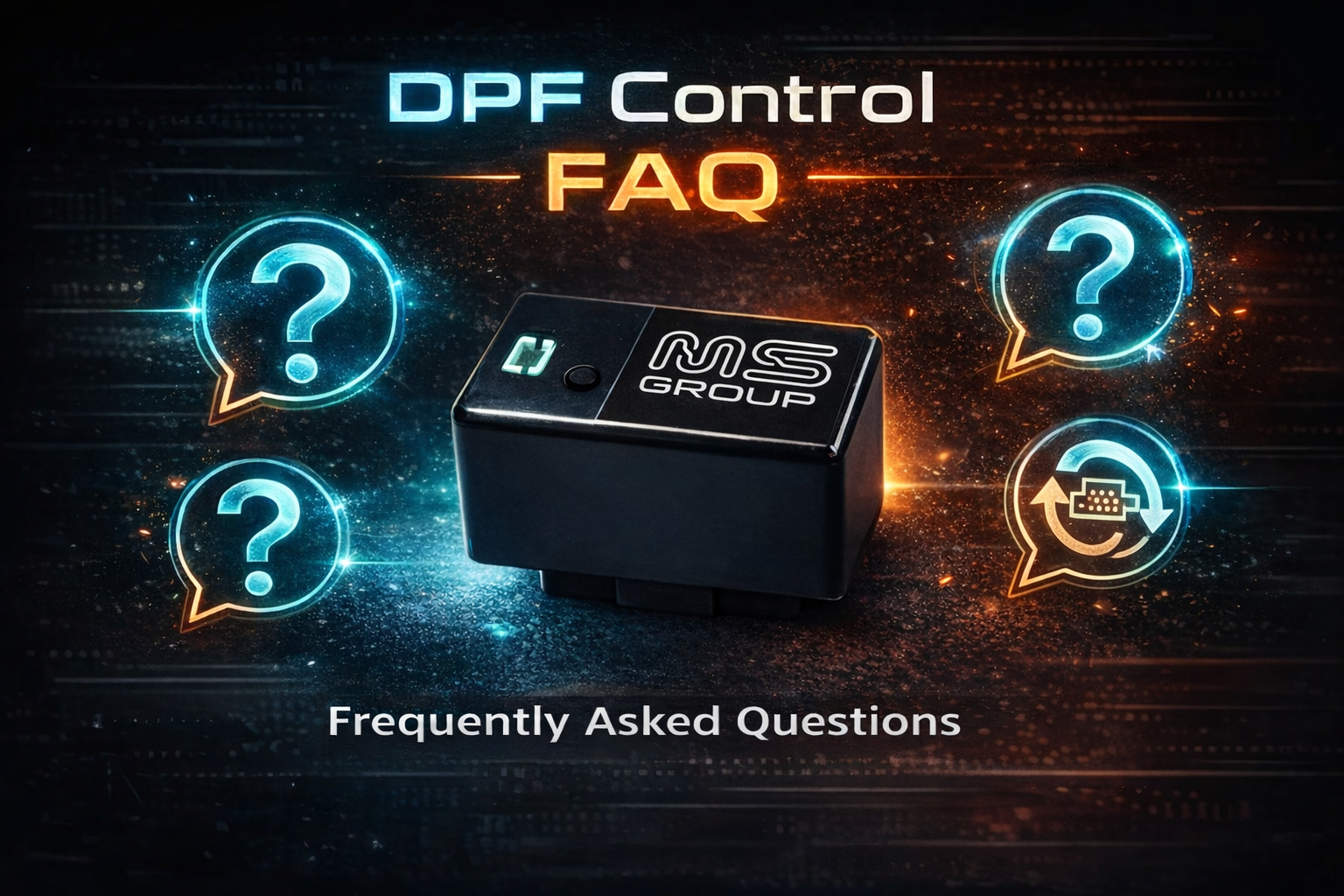 Abbildung in den FAQ DPF Control : OBD2-Gerät ohne App zur Überwachung der Dieselpartikelfilter-Regeneration