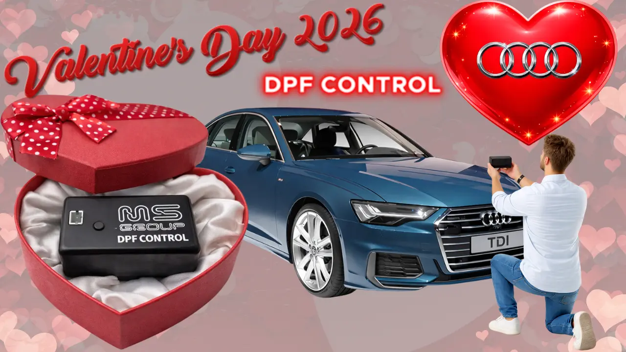 DPF CONTROL OBD2 monitor in an Audi diesel car – real-time DPF regeneration notification