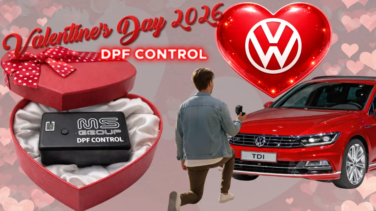 The best Valentine’s gift your car can get if it has a DPF filter is DPF Control.