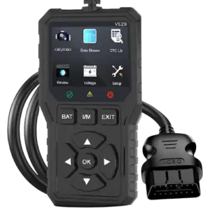 V529 Profesionalni OBD2 diagnostični skener – bralnik celotnih sistemskih kod in tester baterij