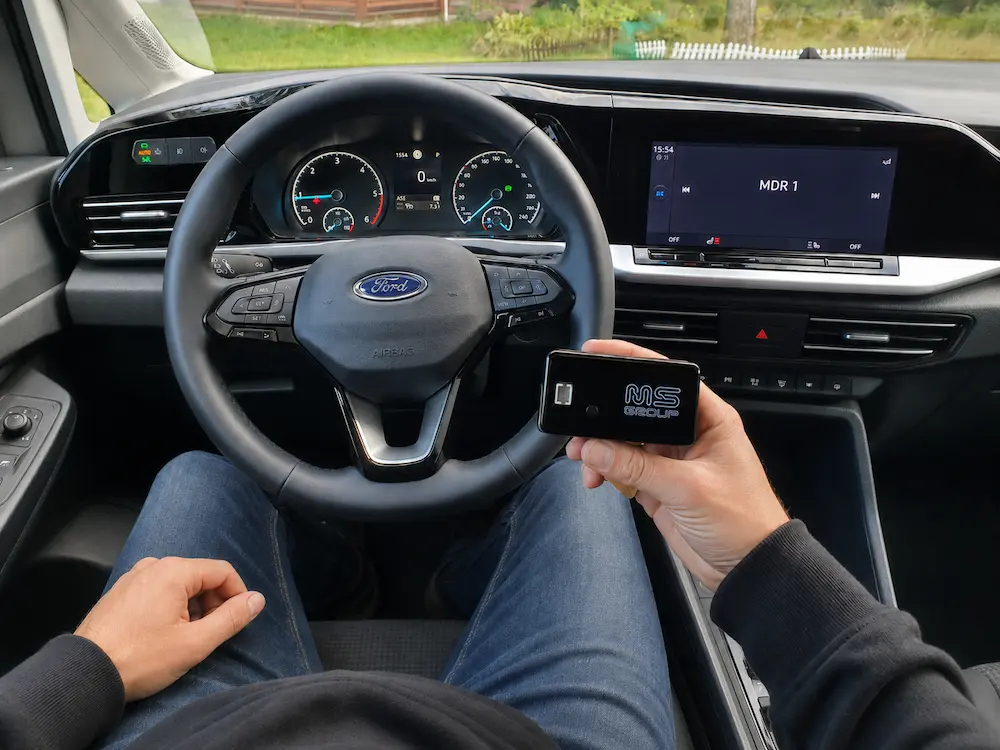 DPF Control module for Ford vehicles in the dashboard